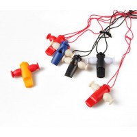 Music cheap plastic  instrument colorful samba whistle