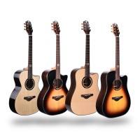 Acoustic Guitar SR100A& Cutaway Acoustic Guitar& 41 inch acoustic guitar& OEM acoustic guitar