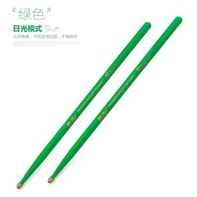 Green Color Fluorescent Drum Sticks