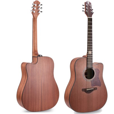 HAN-2300D Wholesale custom 41" Dreadnought cutaway Laminated Acoustic Guitar