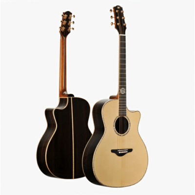 SR-10A Glossy finish 41" GA Cutaway solid Engelmann spruce Acoustic Guitar& Handmade Guitar& OEM guitar